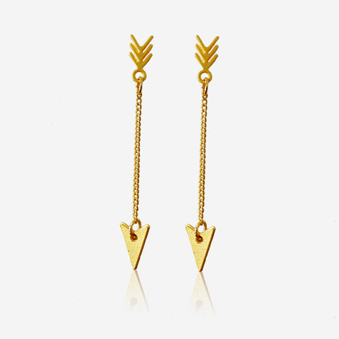 Tiniest Bar Stud Earrings – Gold