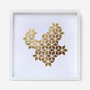 Metallic Gold Abstract Geometric Print