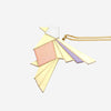 Origami Exotic Bird Necklace – Purple, Light Pink, Peach