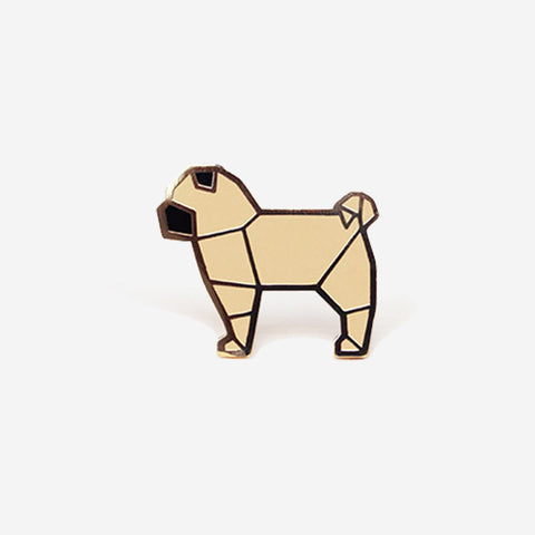 Frenchie Brooch – Cream