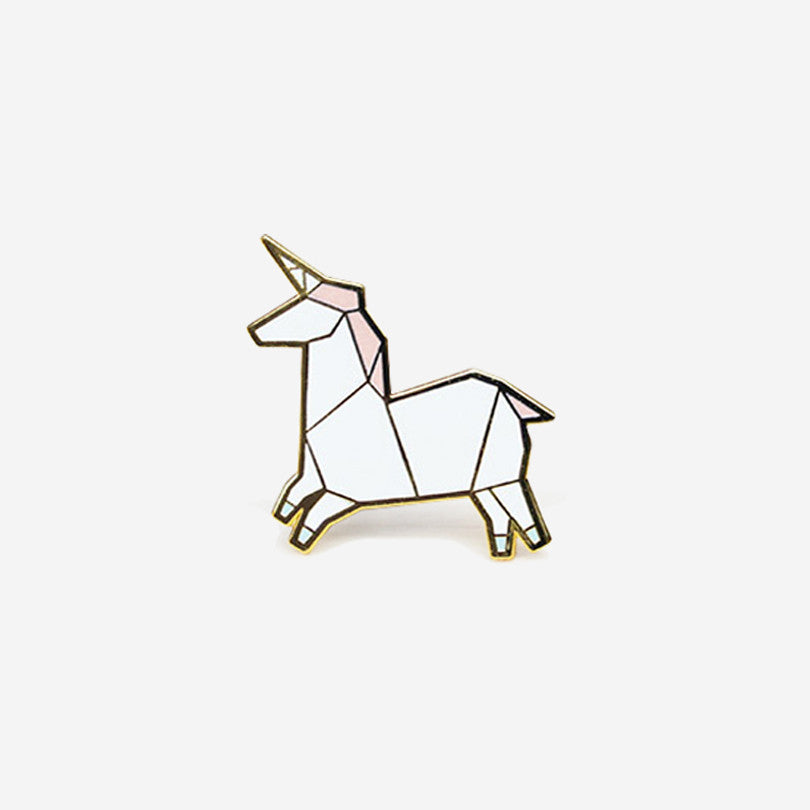 Unicorn Brooch – Pink